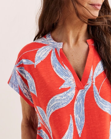 Julipa Printed Cotton T-Shirt Dress