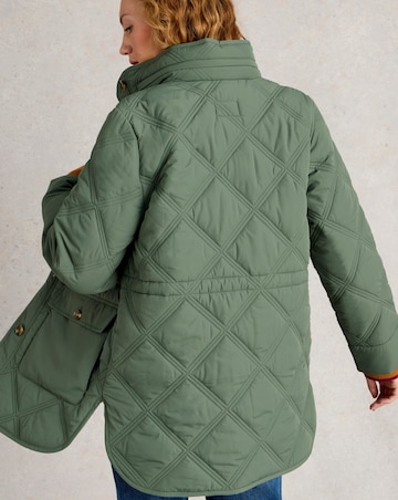 White Stuff Edie Quilted Coat