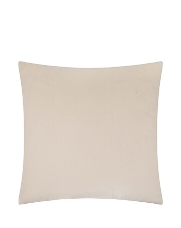 Paoletti Evoke Cut Velvet Large Cushion Cover - Mink