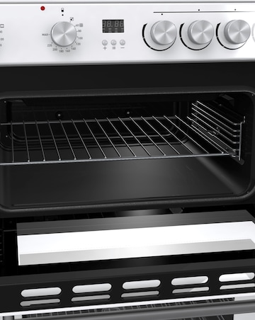 Hisense HDE3211BWUK Freestanding Electric Cooker - White