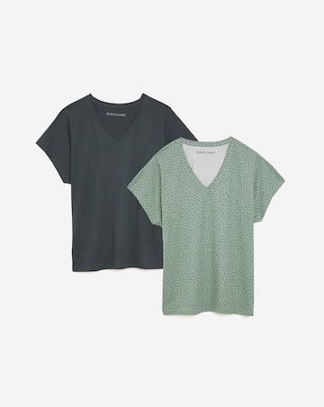 2 Pack V Neck T-Shirts
