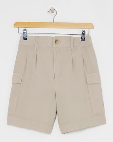 Mocha Lyocell Rich Soft Utility Bermuda Shorts