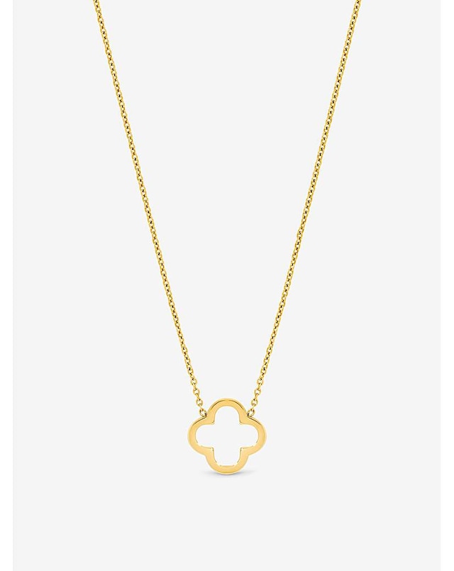 Jon Richard Waterproof Gold Plated Clover Pendant