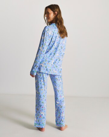 Pretty Secrets Revere Pyjama Set Spring Scottie Dog Print