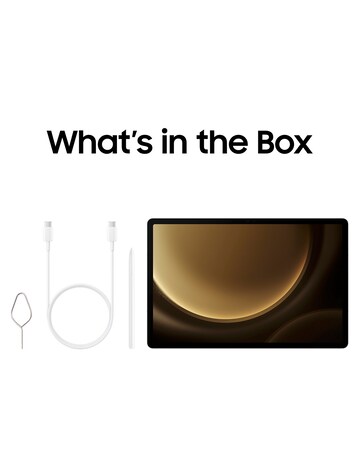 Samsung Galaxy Tab S9 FE+ 12.4in 128GB WiFi Tablet - Silver