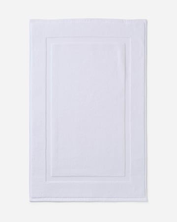 Egyptian Cotton Bath Mat - White