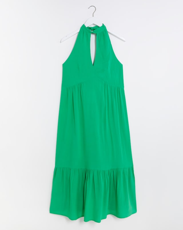 Boho Halter Neck Beach Dress