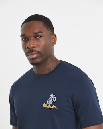 Wrangler Embroidery T-Shirt - Navy