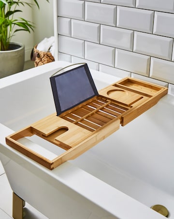 Natural Bamboo Bath Caddy