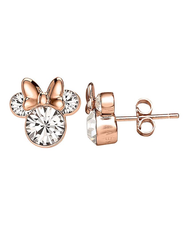 Minnie Mouse Silver Earrings