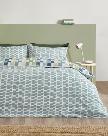 Catherine Lansfield Bryson Geo Duvet Cover Set