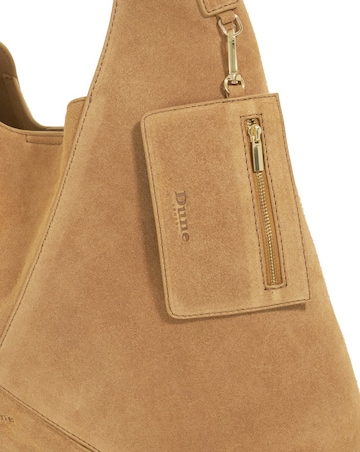 Dune Dearest Real Suede Tote Bag