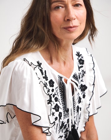 Joe Browns Lara Embroidered Boho Top