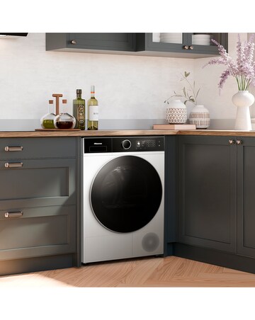 Hisense Power Steam 5i Series DH5I104BWAB WiFi-enabled 10kg Tumble Dryer - White