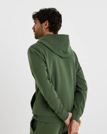 Folio Interlock 1/4 Zip Hoodie-Khaki