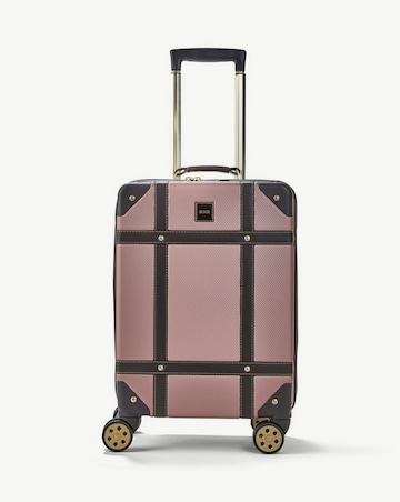 Rock Vintage Cabin Suitcase - Pink