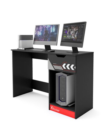 Octane Gaming Desk with Drawer - Red