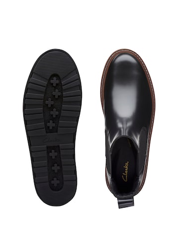 Clarks Orianna Suede Wedge Boots D Fit