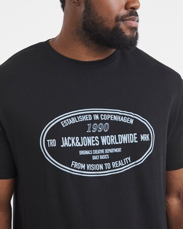 Jack & Jones York Logo T-Shirt - Black