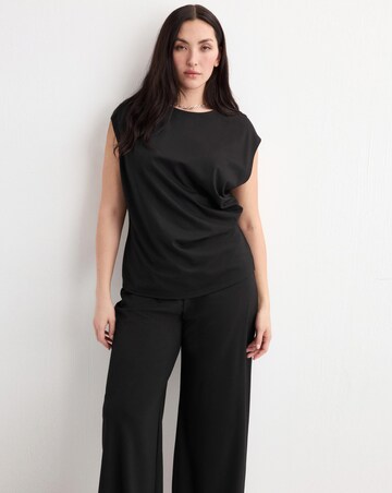 Mango Candelo Straight-Fit Trousers With Elastic Waist