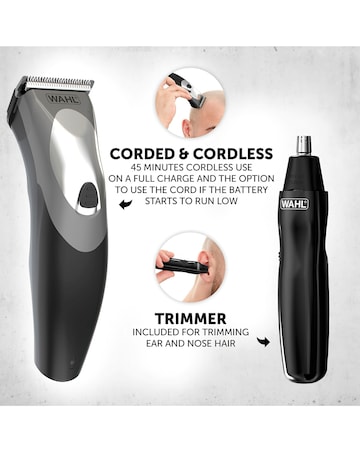 Wahl Clip 'N Rinse Hair Clipper & Trimmer Kit