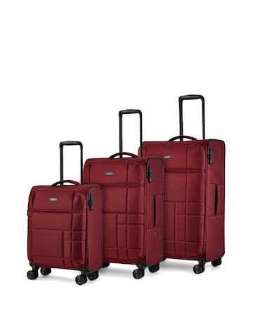 Rock Tokyo 3pc Suitcase Set