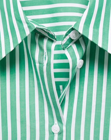 Mango Pinstripe Pocket Shirt