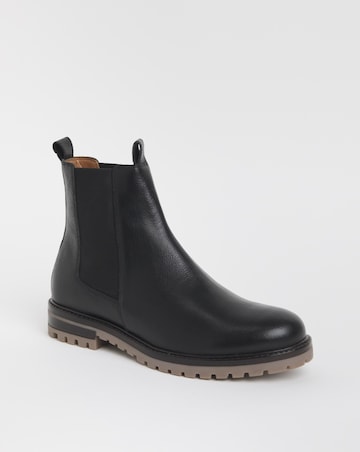 Smart Leather Chelsea Boot Wide