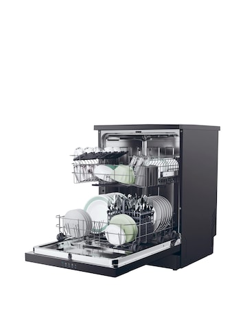 Candy Rapido CF3E9L0B 13 place Dishwasher - Black + installation