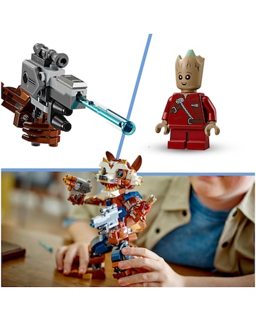 LEGO Marvel Rocket & Baby Groot Buildable Toy 76282