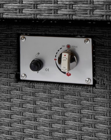 Amalfi Corner Dining Set With Firepit