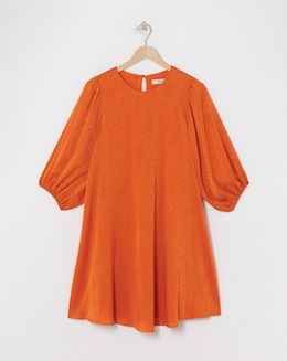 Joanna Hope Satin Jaquard Swing Dress