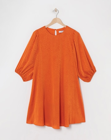 Joanna Hope Satin Jaquard Swing Dress