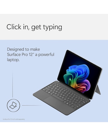 Microsoft Surface 12in Keyboard - Slate