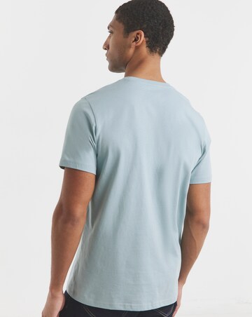 Pure Cotton Crew Neck T-Shirt- Light Blue