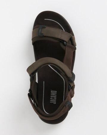 Brown Trekker Sandal Wide
