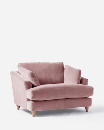 Joanna Hope Tilly Chenille Snuggler Chair