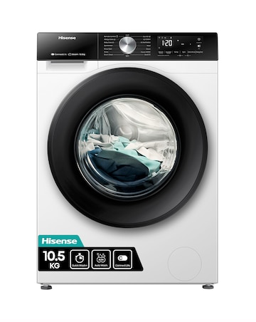 Hisense 3S Series WF3S1043BW3 WiFi-enabled 10kg 1400 Spin Washing Machine White