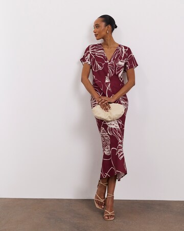 Joanna Hope Printed Column Dress