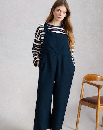 White Stuff Vivian Linen Dungaree
