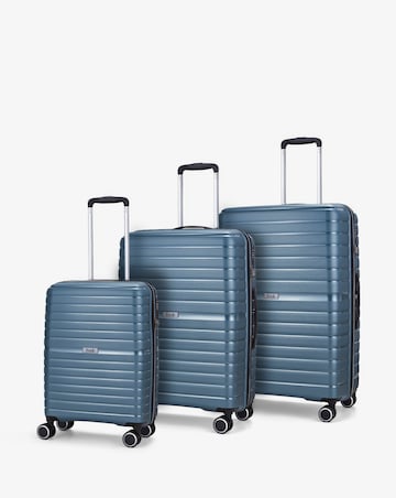 Rock Hydra-Lite 3pc Suitcase Set - Blue
