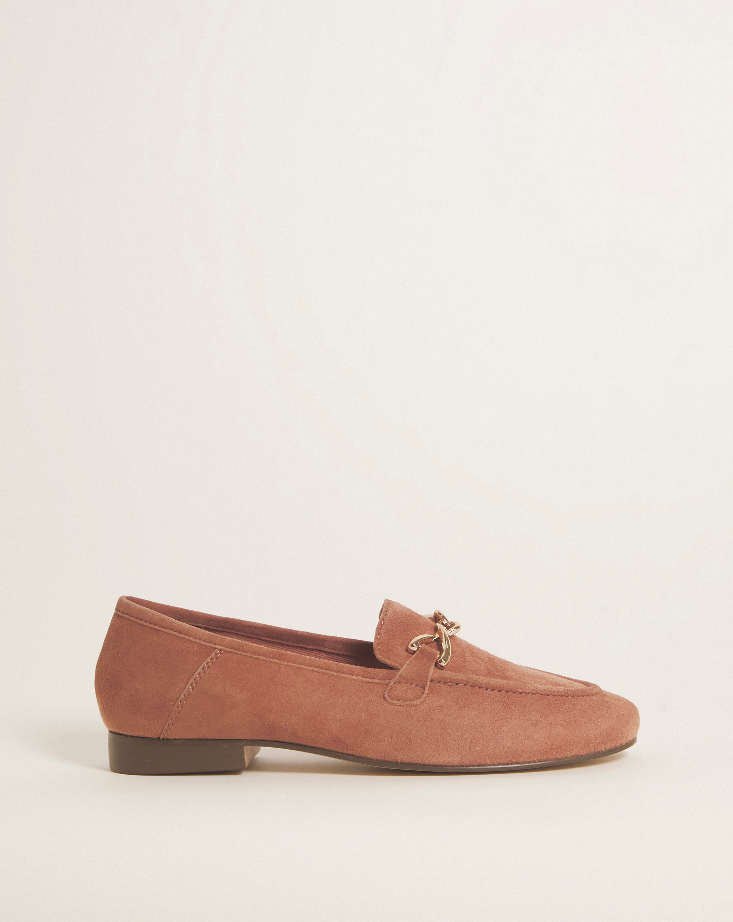 Suede Trim Loafer - Wide Fit (E)