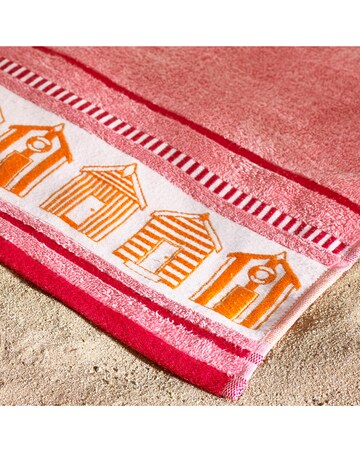 Catherine Lansfield Beach Huts XL Beach Towel