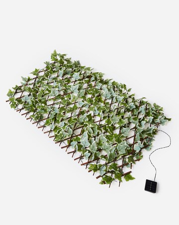 Pre-Lit Solar Ivy Trellis