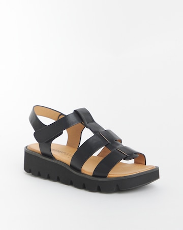 Heavenly Feet Nature Fisherman Sandals Ex Wide Fit