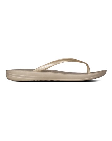 Fitflop IQushion Ergonomic Toe Post Flip Flops Standard D Fit