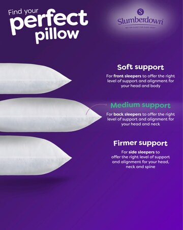 Slumberdown Feels Like Down Medium Support 4 Pack Pillows