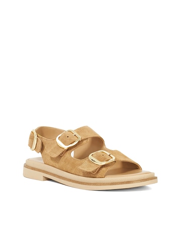 Dune Luckles Suede Buckle Sandals