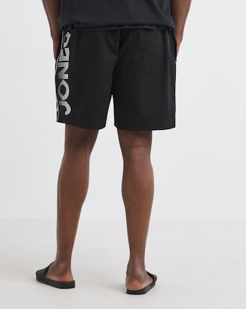 Jack & Jones Maui Logo Swim Short - Black