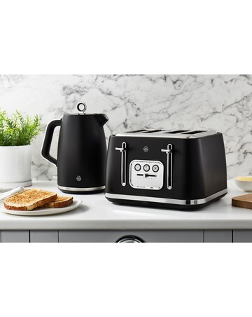Swan Serenity Black 4 Slice Toaster